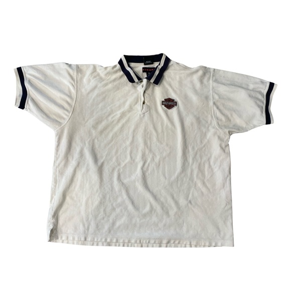 Harley Davidson Escape XXL White Men’s Polo - Picture 1 of 6
